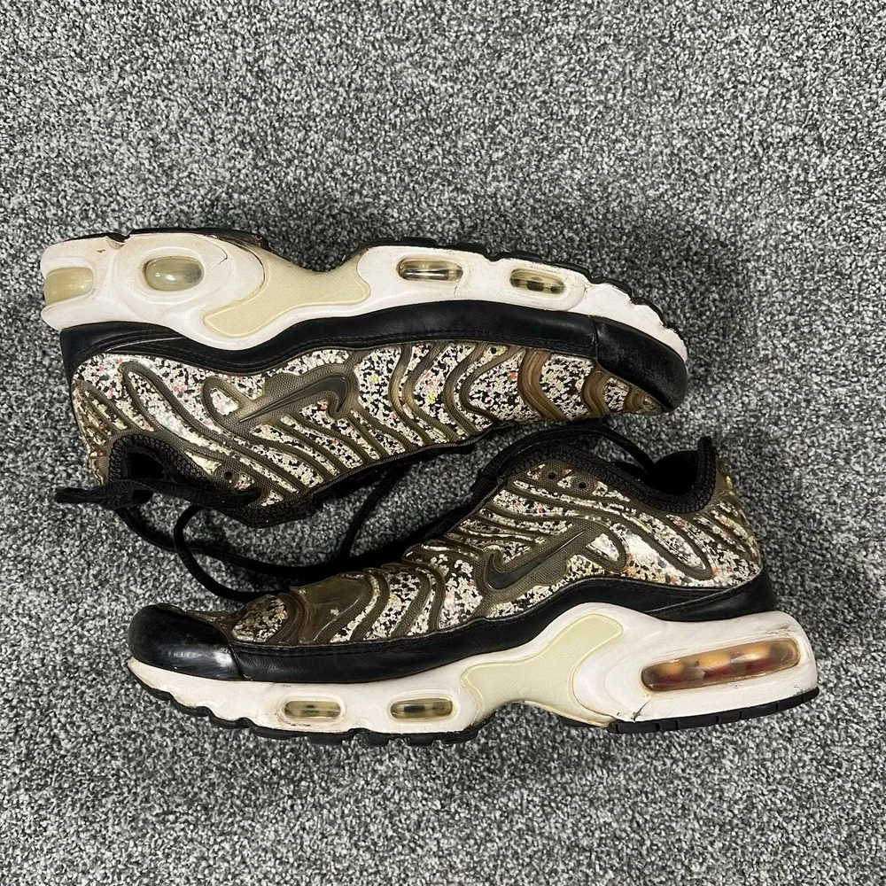 Nike Air Max Plus TN Multi Speckle Black Running Shoes Women's 7.5 AR0970-001